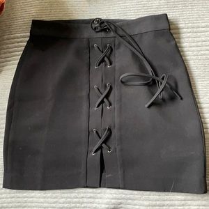 Madewell black skirt